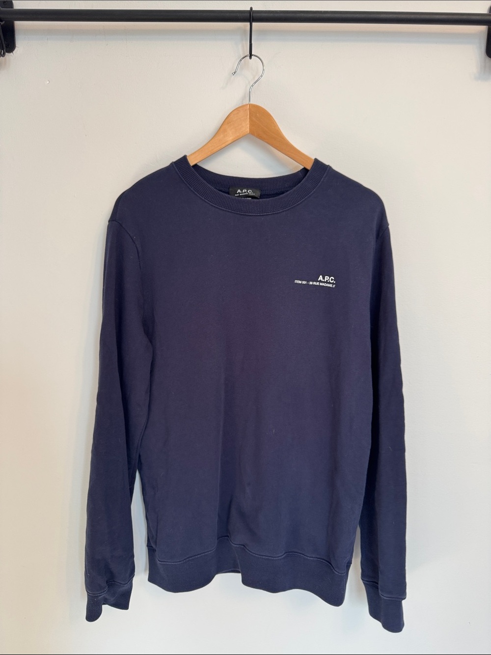 Men’s A.P.C. Cotton sweatshirt
